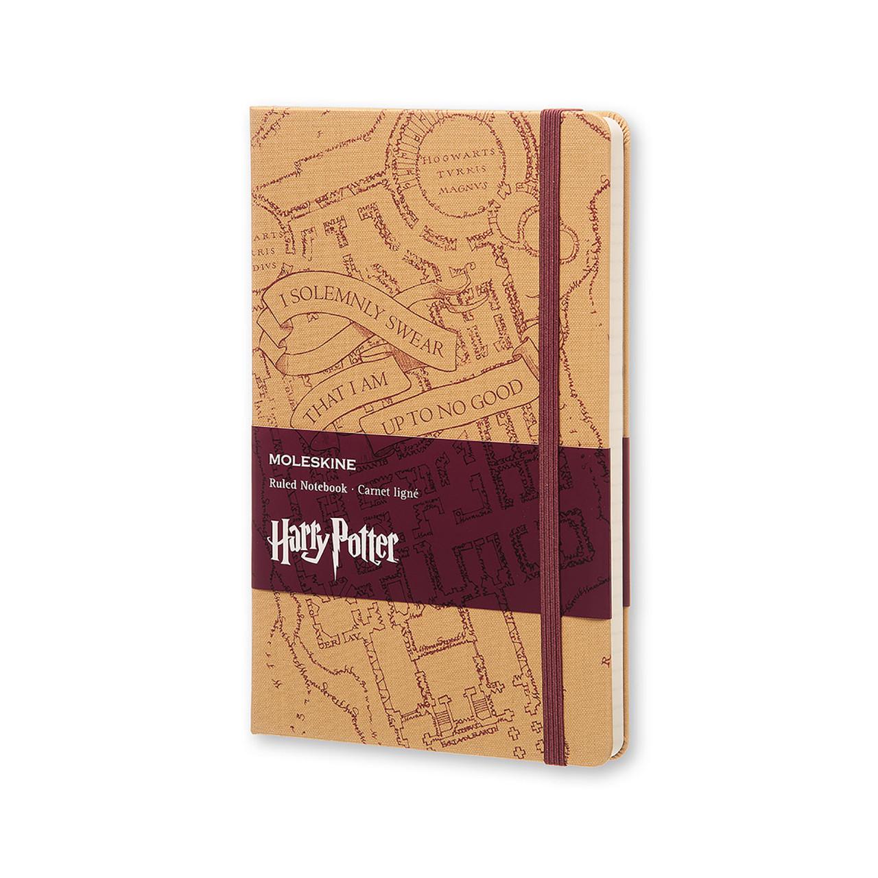 Блокнот Moleskine Limited Harry Potter средний 240 страниц в линейку карта мародера 13х21 см (8055002852777)