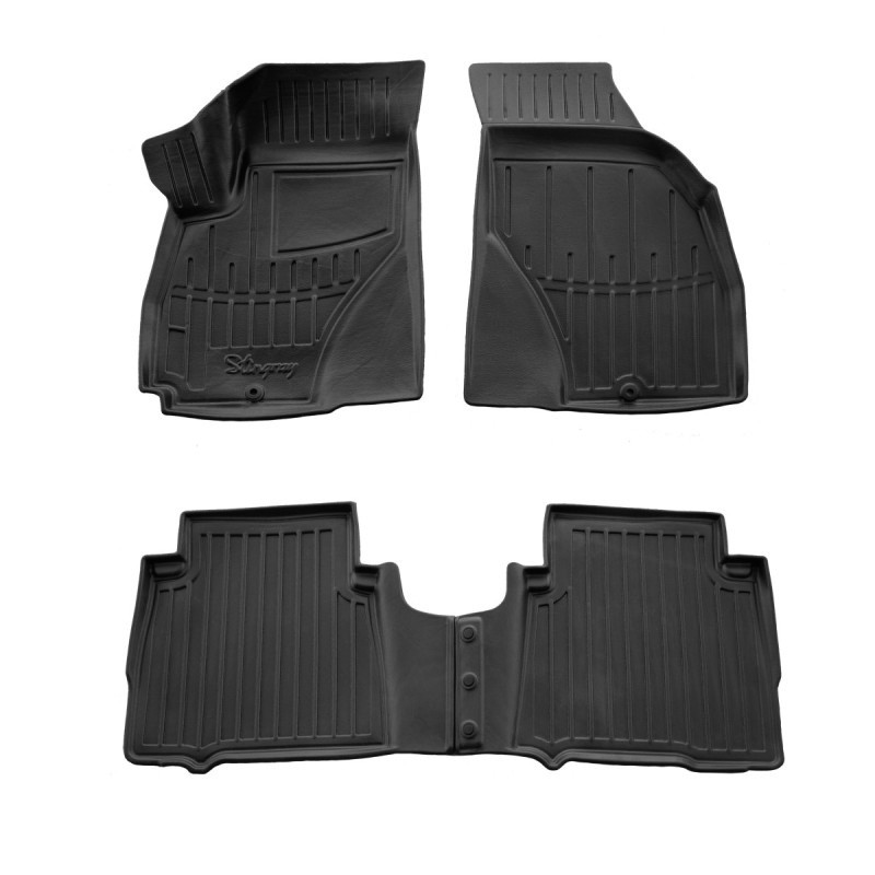 Коврики автомобильные Stingray Hyundai Santa Fe I SM 2001-2006 4 шт. Черный (2396990517)