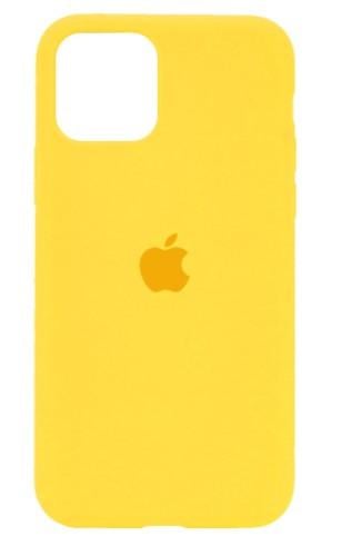 Силіконовий чохол Silicone Case Iphone 11 Pro Max жовтий - фото 1