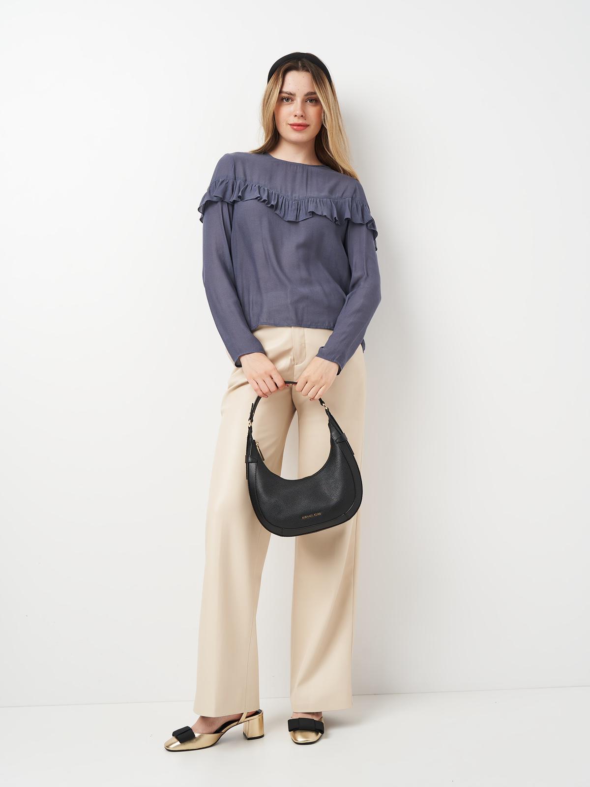 Блуза р. 38 Сіро-синій (2001074ral) - фото 3 Блуза р. 38 Сіро-синій (2001074ral) - фото 3