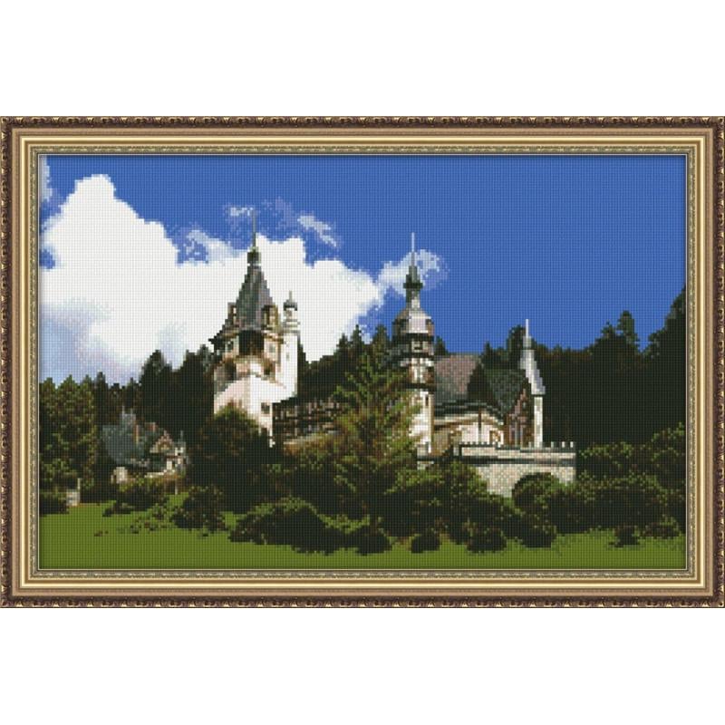 Набор для вышивания крестиком Юнона 0102 Замок (1842)