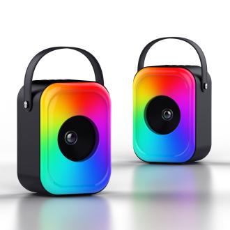 Портативная колонка Havit HV-SQ128BT 5W RGB Black (28068) - фото 5 Портативная колонка Havit HV-SQ128BT 5W RGB Black (28068) - фото 5