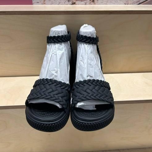 Сандали женские Crocs Brooklyn Woven Ankle Strap Wedge р. 37/38 Black (17523) - фото 7 Сандали женские Crocs Brooklyn Woven Ankle Strap Wedge р. 37/38 Black (17523) - фото 7