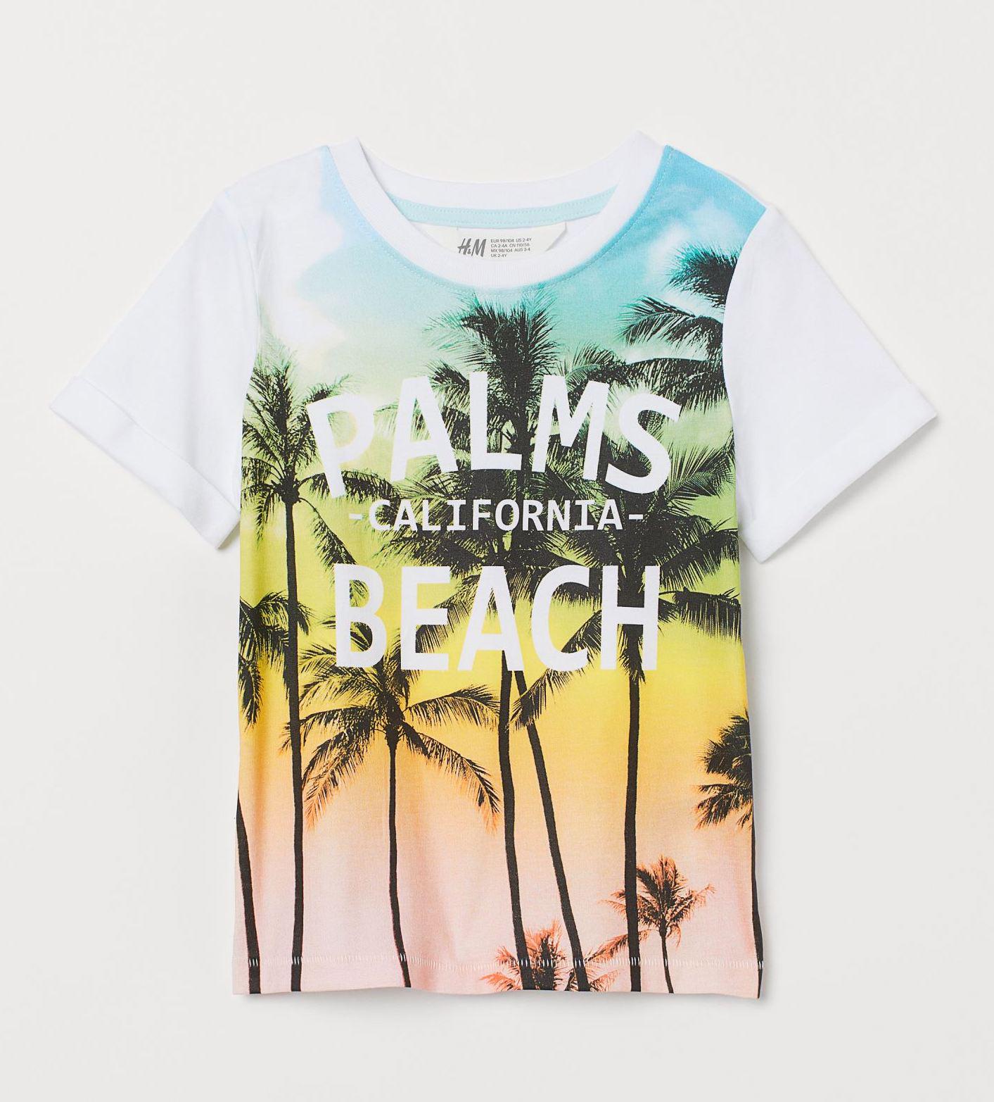 Футболка для мальчика H& M 134-140 см Белый (0739825006)