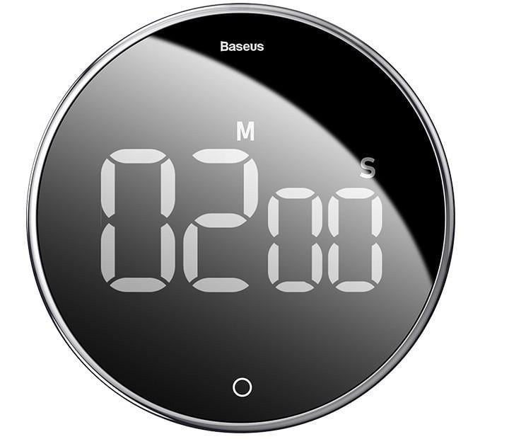 Таймер магнитный Baseus Heyo Rotation Countdown Timer Black (ACDJS-01) - фото 1