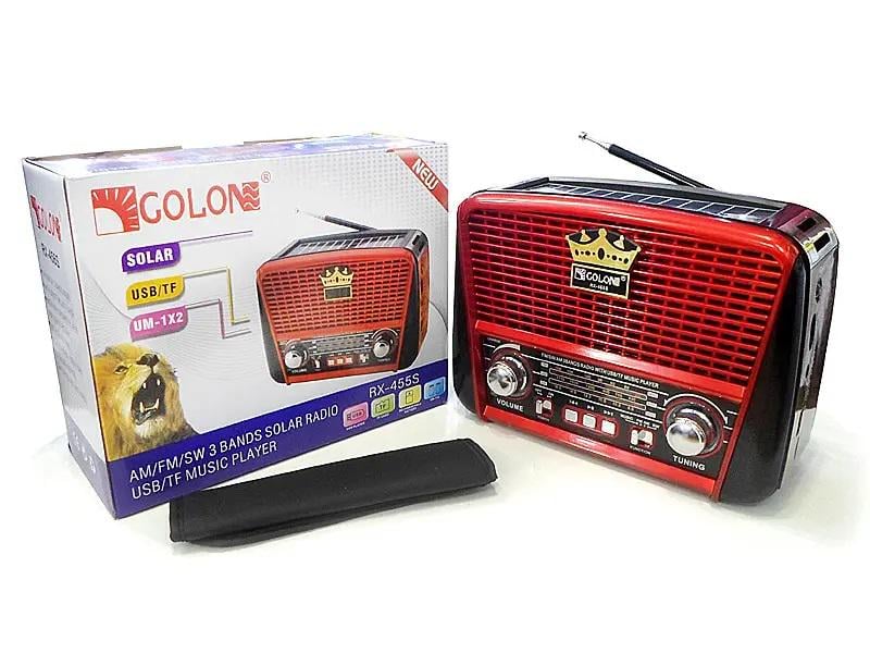 Колонка портативна Golon RX-455S Solar MP3 USB - фото 6