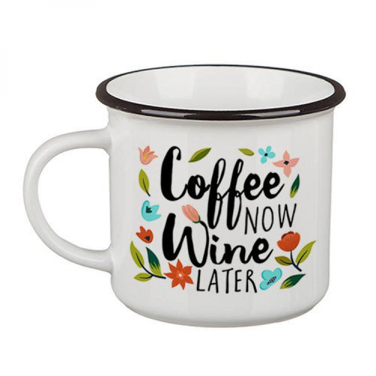 Кружка Camper Coffee now wine later