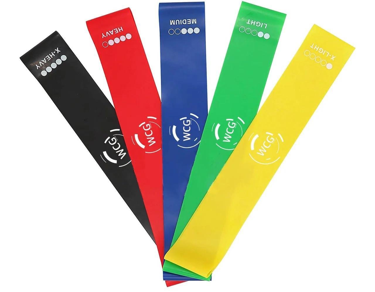Фітнес гумки опору WCG в чохлі 5 штук (R5778) - фото 2 Фітнес гумки опору WCG в чохлі 5 штук (R5778) - фото 2