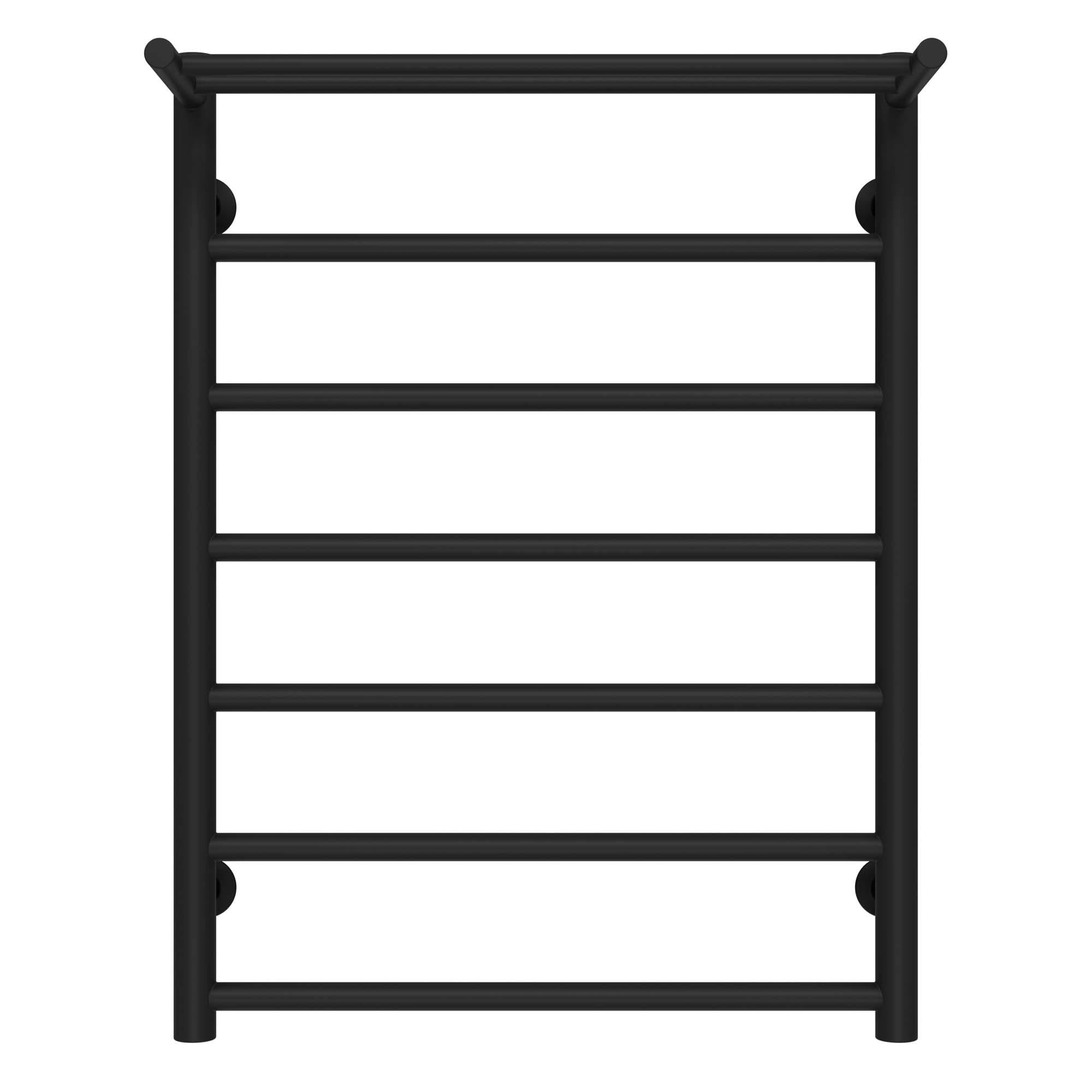 Полотенцесушитель водяной Deffi Терма П7 боковое правое подключение нержавеющая сталь 500x700 мм Черный (C.TE.70.50.7.BC)