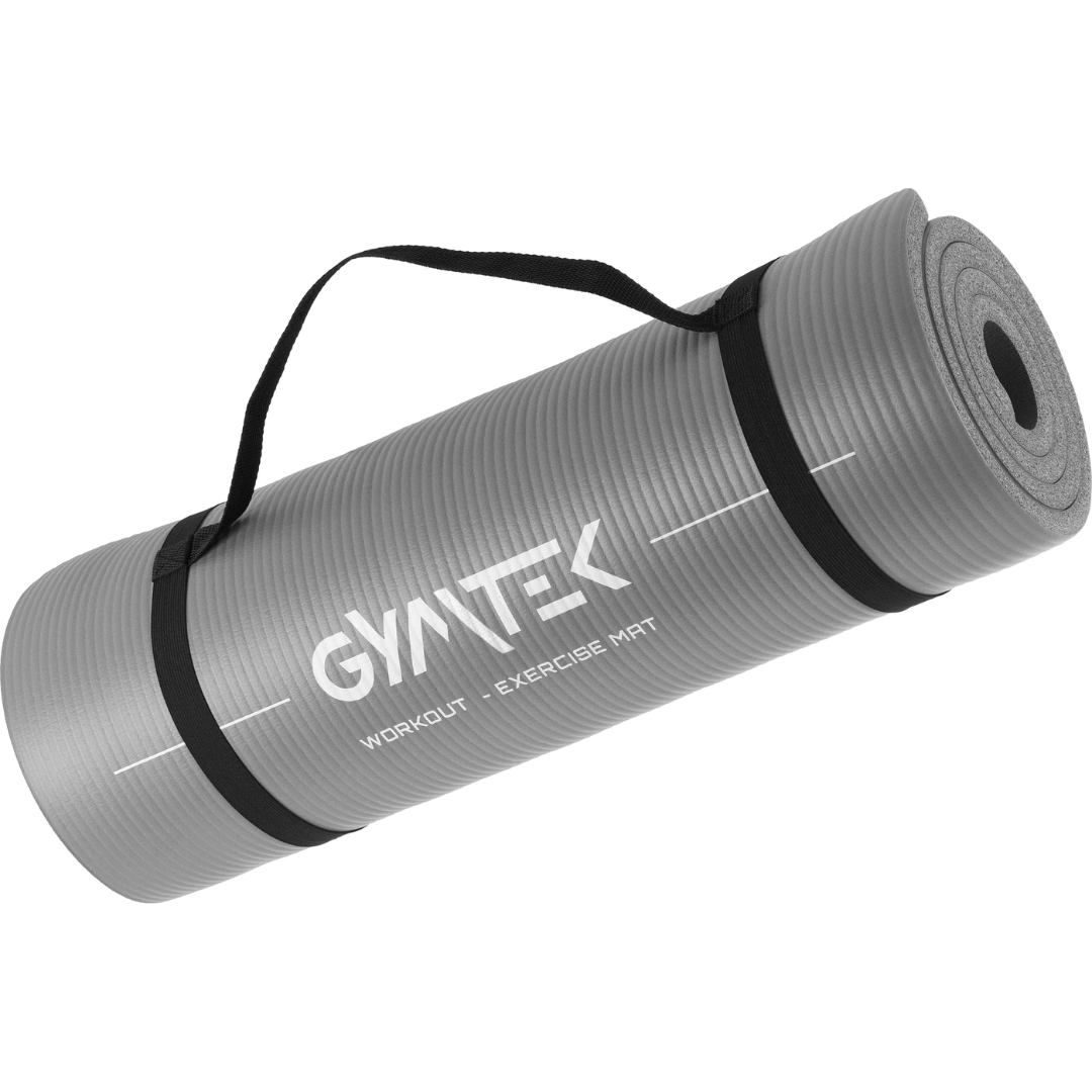 Килимок для фітнесу та йоги Gymtek NBR 1,5 см Сірий (3610) - фото 6