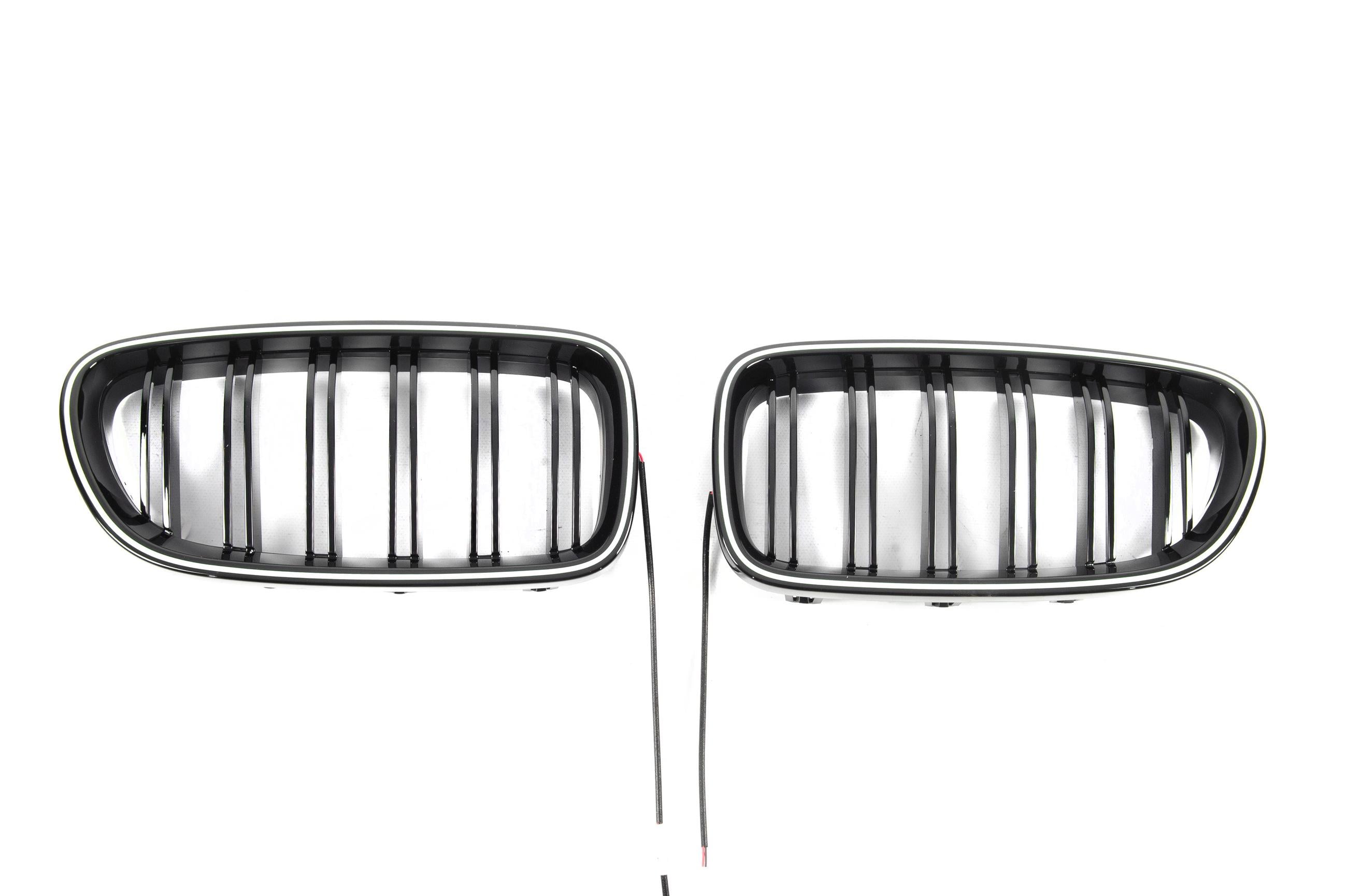 Ноздри M-Look LED GBT для BMW 5 серия F10/F11 2010-2016 гг. abs-пластик Черный (190157)