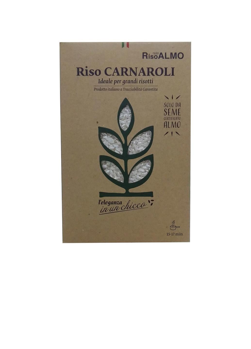 Рис Riso Almo длиннозернистый Carnaroli для ризотто 1 кг