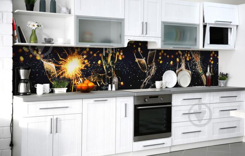 Скинали на кухню Zatarga «Брызги шампанского» 650х2500 мм виниловая (Z183335/1) Скинали на кухню Zatarga «Брызги шампанского» 650х2500 мм виниловая (Z183335/1)