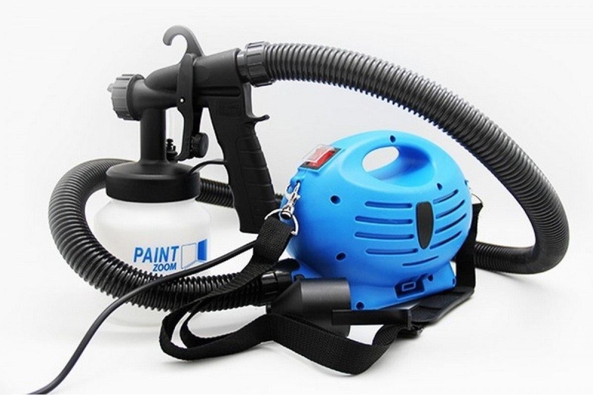 Фарборозпилювач професійний електричний пневматичний Paint Zoom 800 мл 650 Вт Синій - фото 5 Фарборозпилювач професійний електричний пневматичний Paint Zoom 800 мл 650 Вт Синій - фото 5
