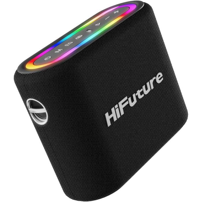 Колонка Bluetooth 5.0 18000 mAh та RGB підсвічуванням 150W Чорний (623082)