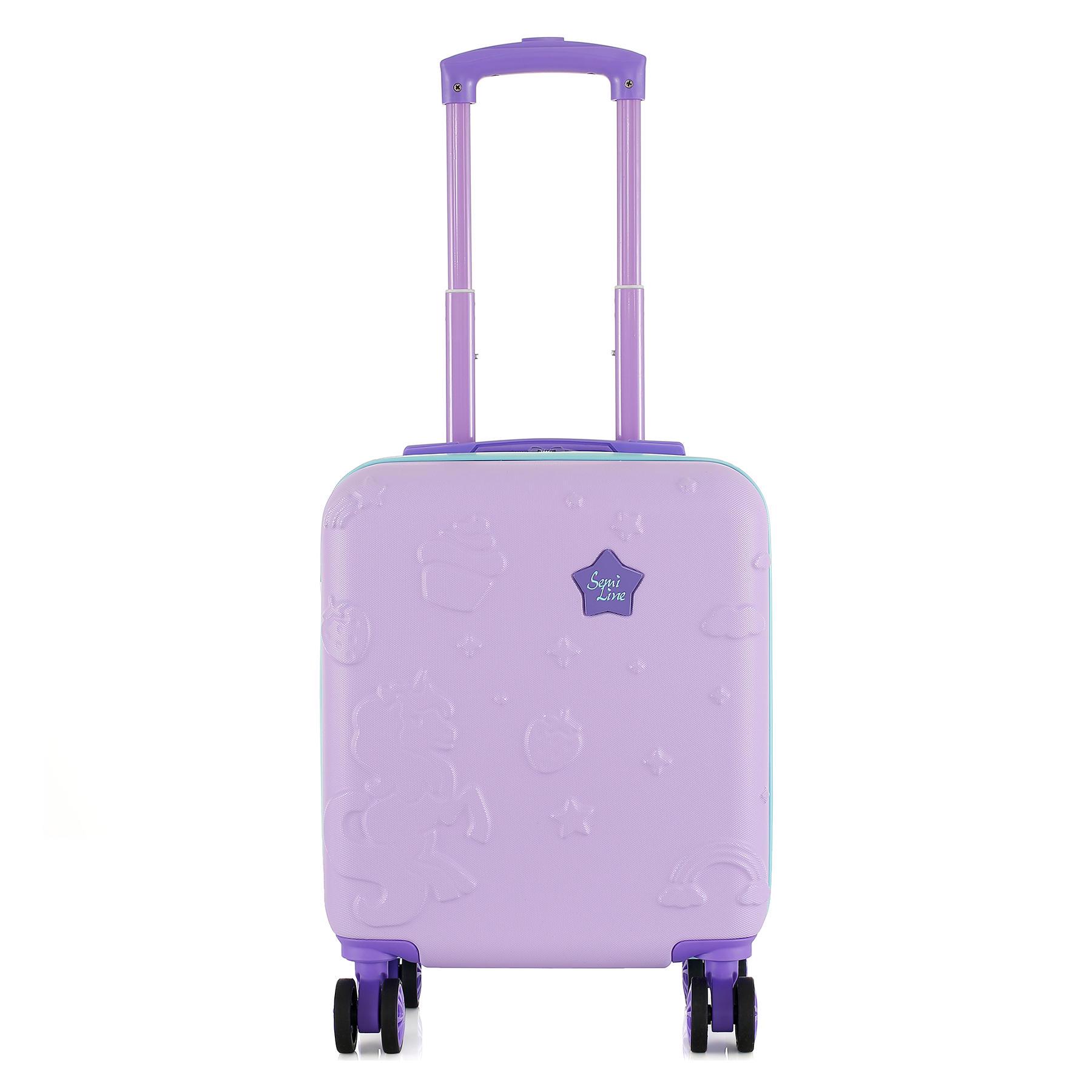 Валіза дитяча SEMI LINE 16" Light Violet/Blue (T5879-1) - фото 2 Валіза дитяча SEMI LINE 16" Light Violet/Blue (T5879-1) - фото 2