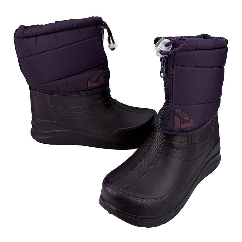 Чоботи жіночі пінові утеплені на блискавці 3091-3 p. 38 24,5 см Фіолетовий - фото 2 Чоботи жіночі пінові утеплені на блискавці 3091-3 p. 38 24,5 см Фіолетовий - фото 2