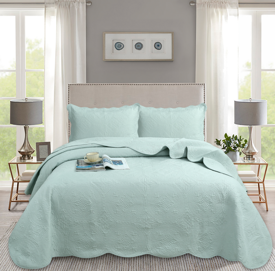 Покрывало Soho Circle Pistachio полиэстер 220x240 см (UG-A120119)