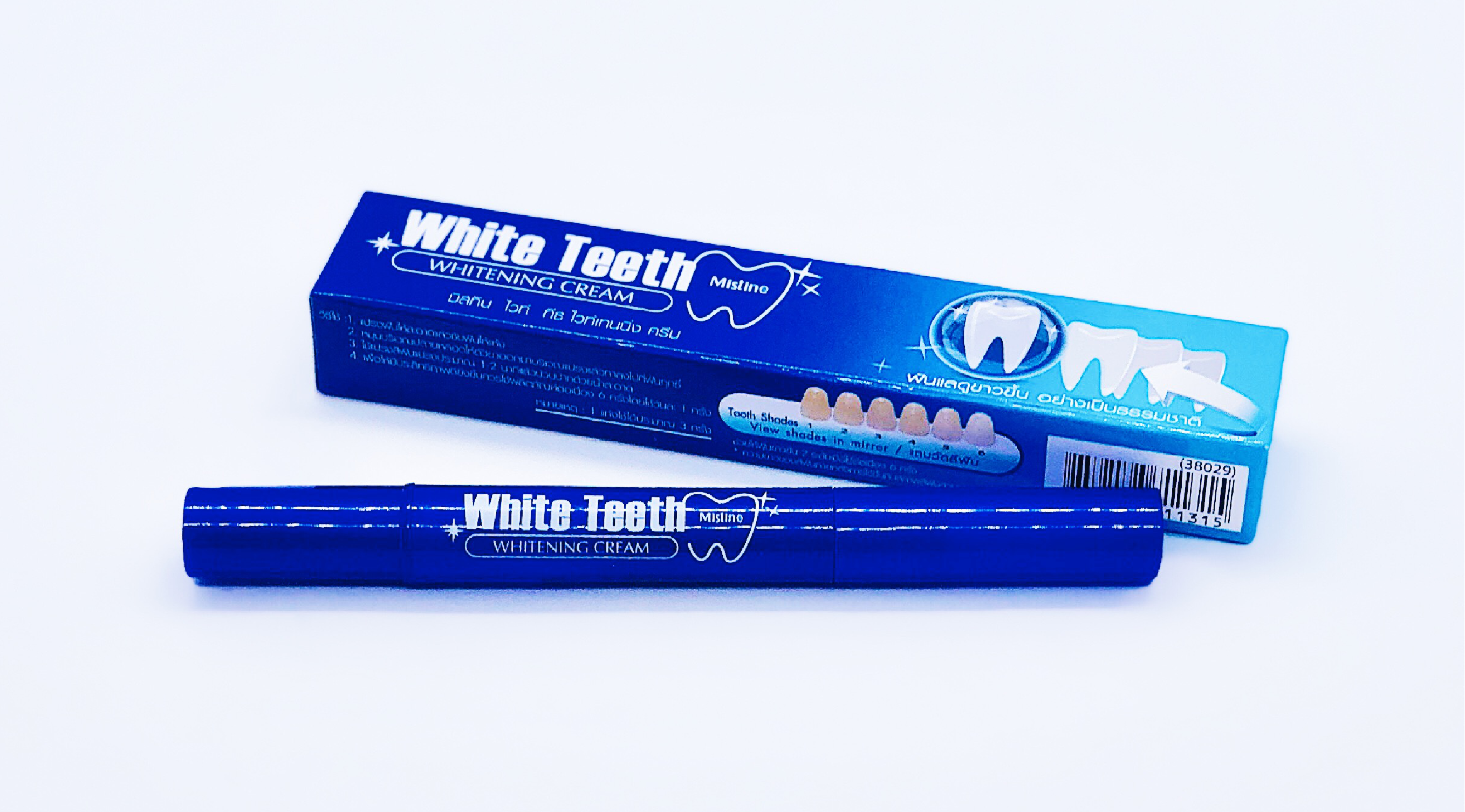 Крем-карандаш для зубов Mistine White Teets Cream отбеливающий 2 гр