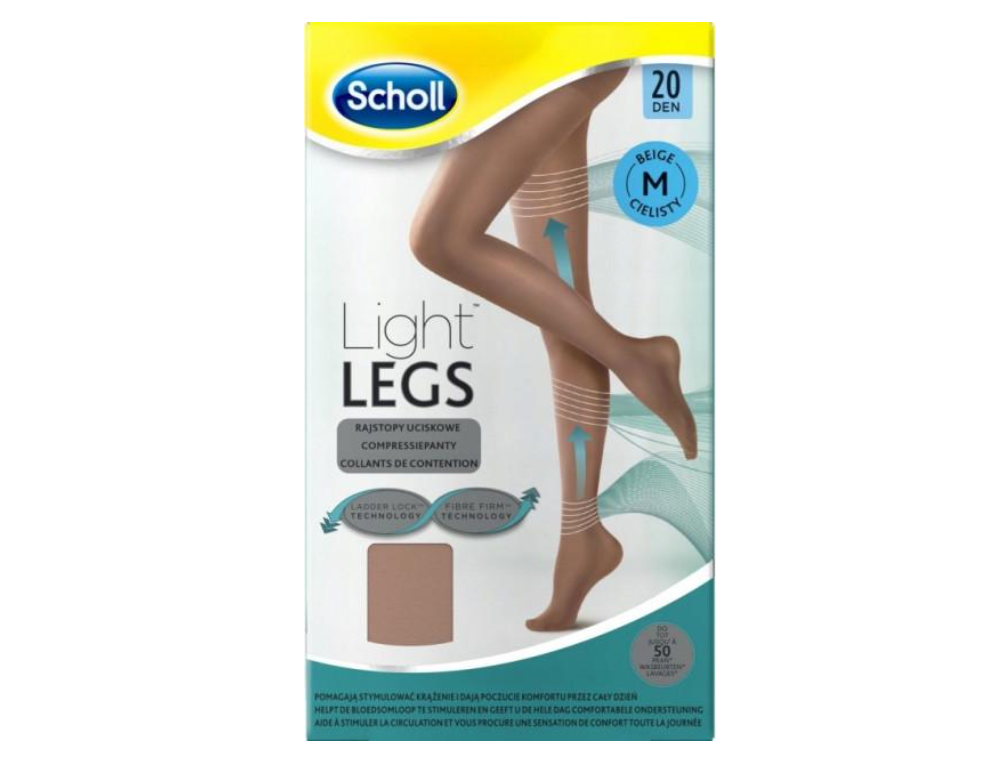 Колготки компрессионные Sholl Light Legs 20 Den М Телесный (SUN2430)