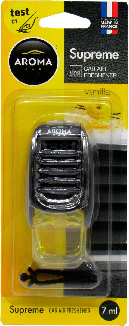 Ароматизатор Aroma Car Supreme Slim Vanilla жидкий 8 мл Ароматизатор Aroma Car Supreme Slim Vanilla жидкий 8 мл