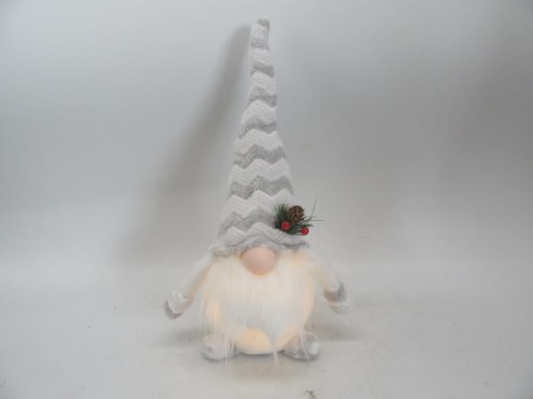 М'яка іграшка новорічна Novogod'ko Гном 35 см LED тіло Білий (974625) М'яка іграшка новорічна Novogod'ko Гном 35 см LED тіло Білий (974625)