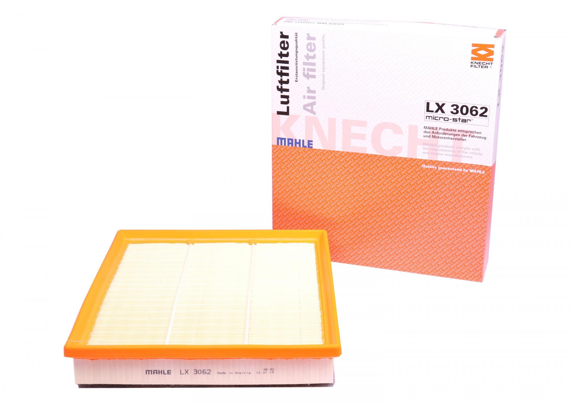 Фильтр воздушный KNECHT для Opel Insignia 08- с поролоном (LX 3062)