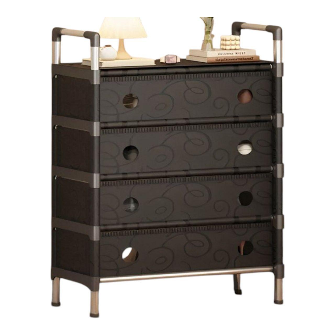 Полка для обуви SKLM-31-LT6205 4 полки Черный