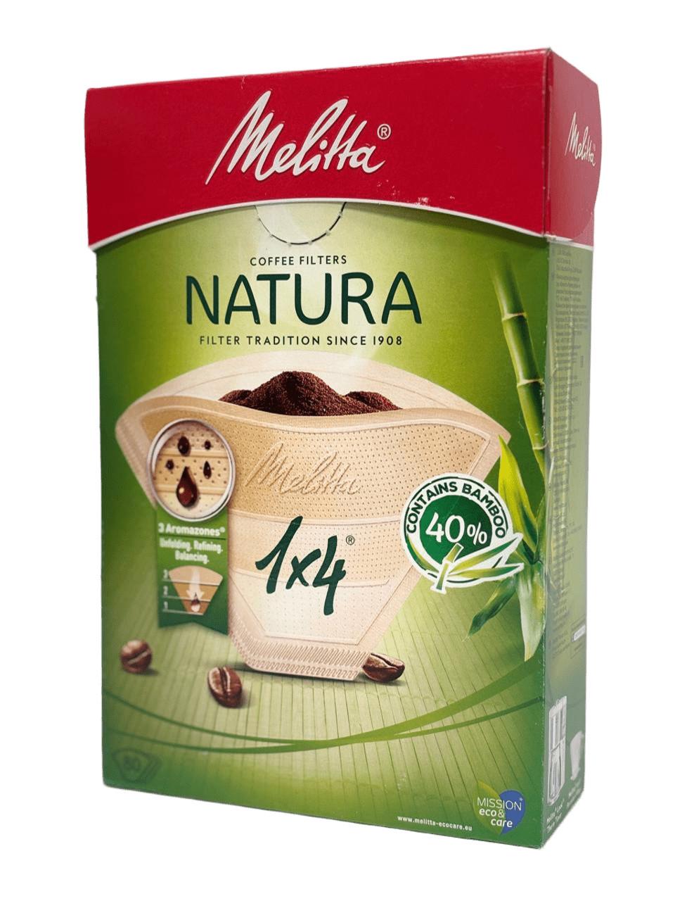 Фільтри паперові Melitta 1X4/80 Natura 80 шт. (4006508191154) Фільтри паперові Melitta 1X4/80 Natura 80 шт. (4006508191154)