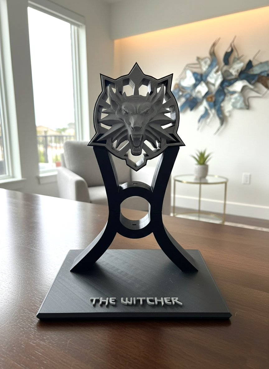 Подставка для наушников в стиле игры The Witcher (0157)