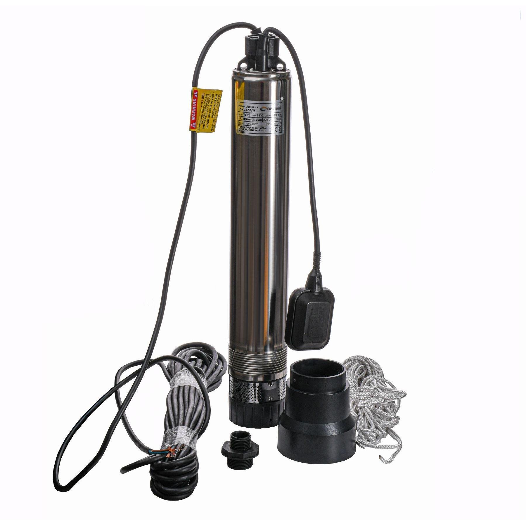 Насос колодезный OP 5,1-56/7 F 0,8 кВт с поплавком