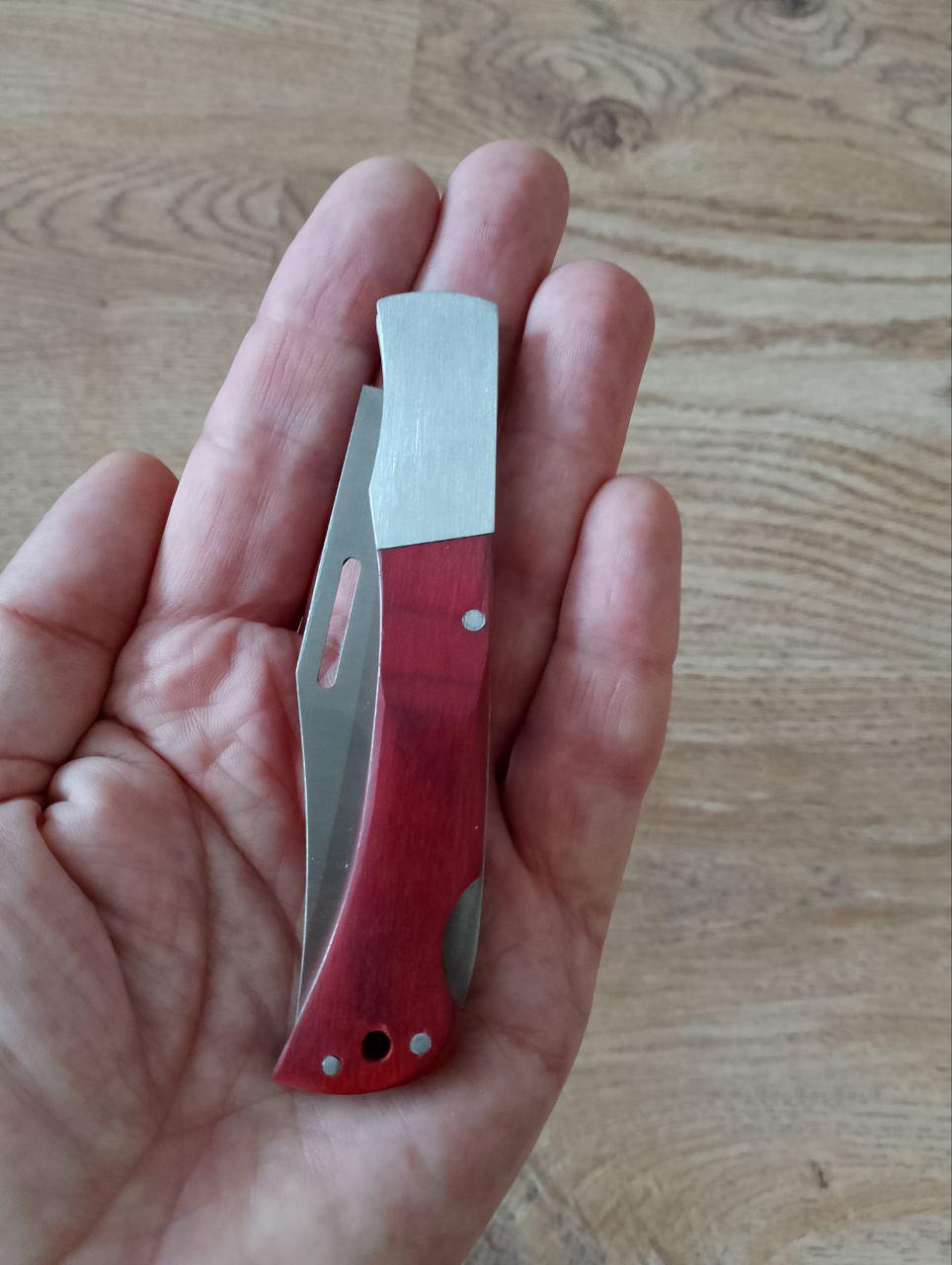 Нож выкидной с чехлом/фиксатором 19, 5 см Красный (4) - фото 7 Нож выкидной с чехлом/фиксатором 19, 5 см Красный (4) - фото 7