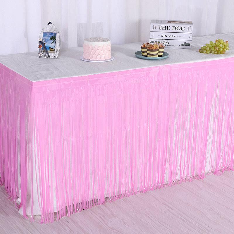 Дождик для фотозоны на стену и стол 74x274 см Розовый (405707/14) Дождик для фотозоны на стену и стол 74x274 см Розовый (405707/14)