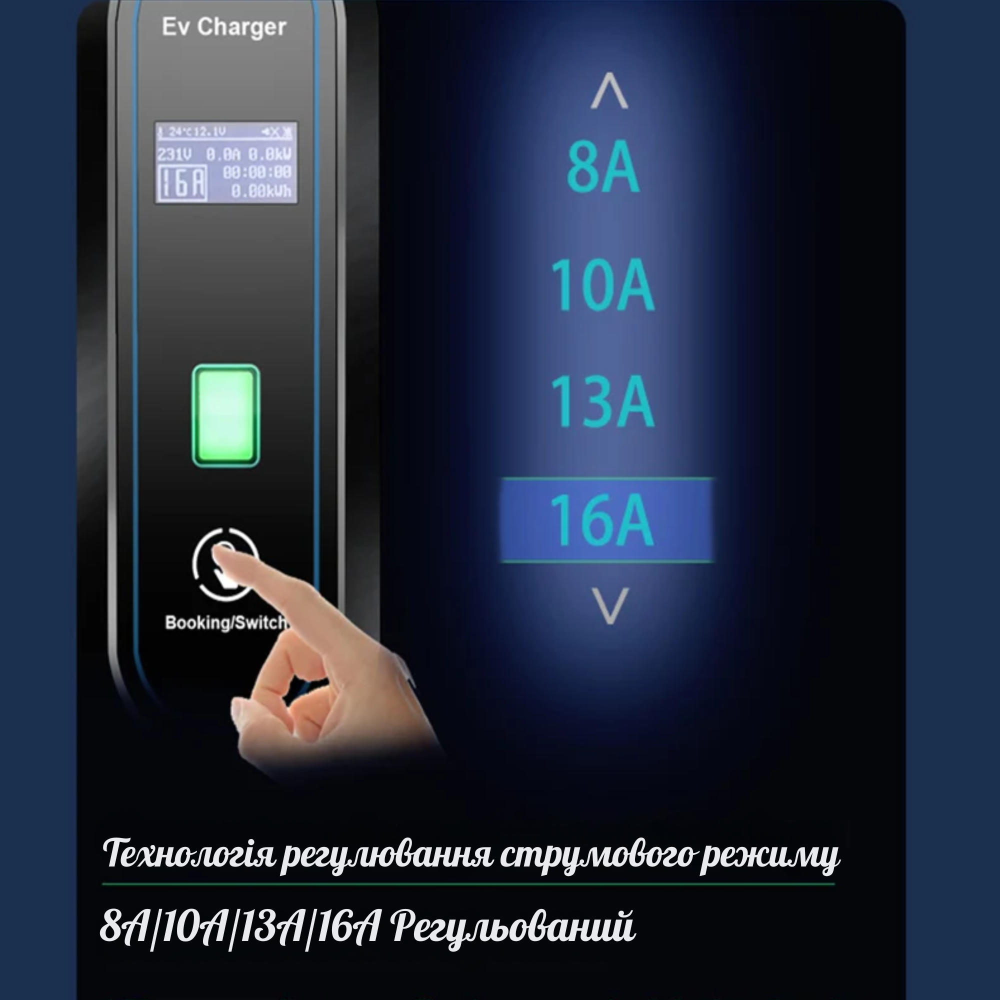 Зарядний пристрій для електромобілів TESCHEV Type 2 IEC 62196-2 3,5 м кабелю 8-16 A до 3,5 кВт з сумкою IP65 (GS-294) - фото 4 Зарядний пристрій для електромобілів TESCHEV Type 2 IEC 62196-2 3,5 м кабелю 8-16 A до 3,5 кВт з сумкою IP65 (GS-294) - фото 4