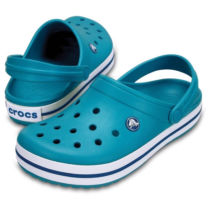 Сабо жіночі Crocs Crocband Clog Turquoise Oyster р. 37-38 Світло-синій (14526)