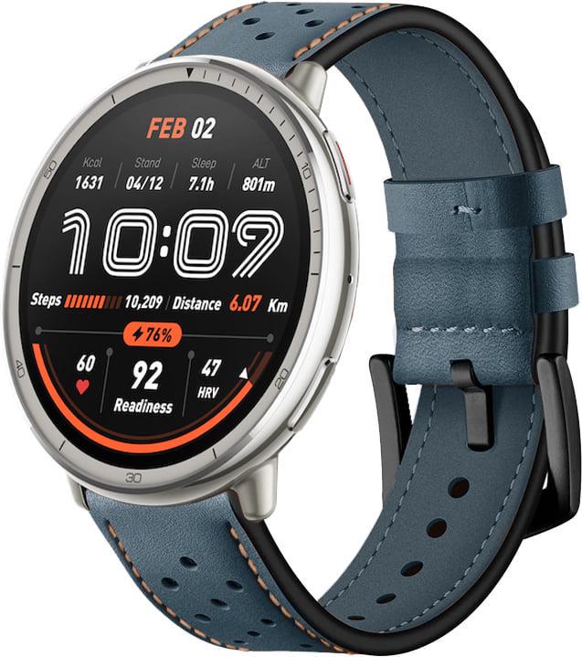 Ремешок кожаный Classico для Amazfit Active 2 Round Khaki (42099-17)