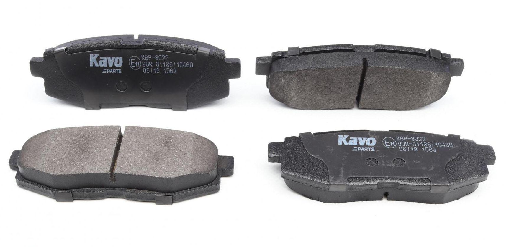 Колодки тормозные задние KAVO PARTS для Subaru Legacy 09-15/Outback 10-15 (KBP-8022)