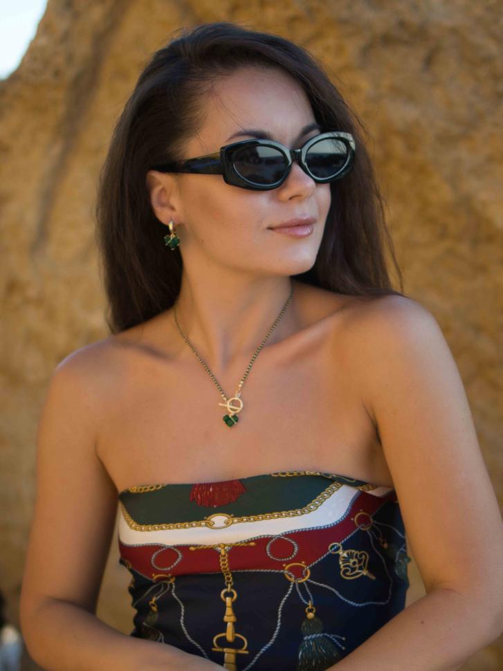 Чокер з авантюрину з підвіскою серце (5385) - фото 10 Чокер з авантюрину з підвіскою серце (5385) - фото 10