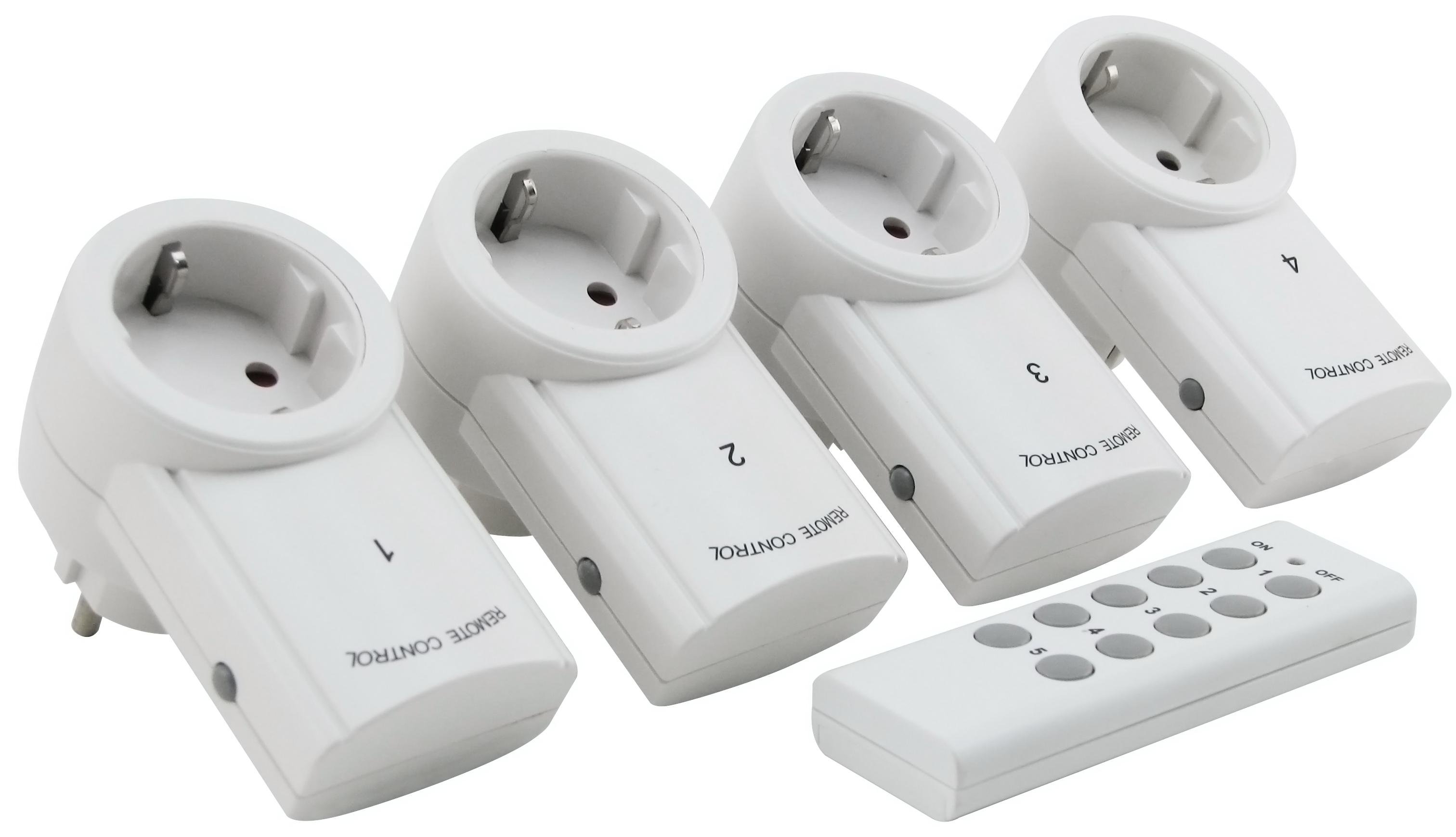 Розетки независимых с пультом управления TS-832 4 шт.