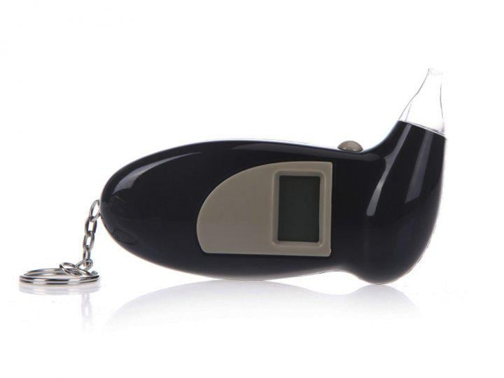 Алкотестер Digital Breath Alcohol Tester кишеньковий Цифровий драгер із підсвіткою та 4 мундштуки (28638)