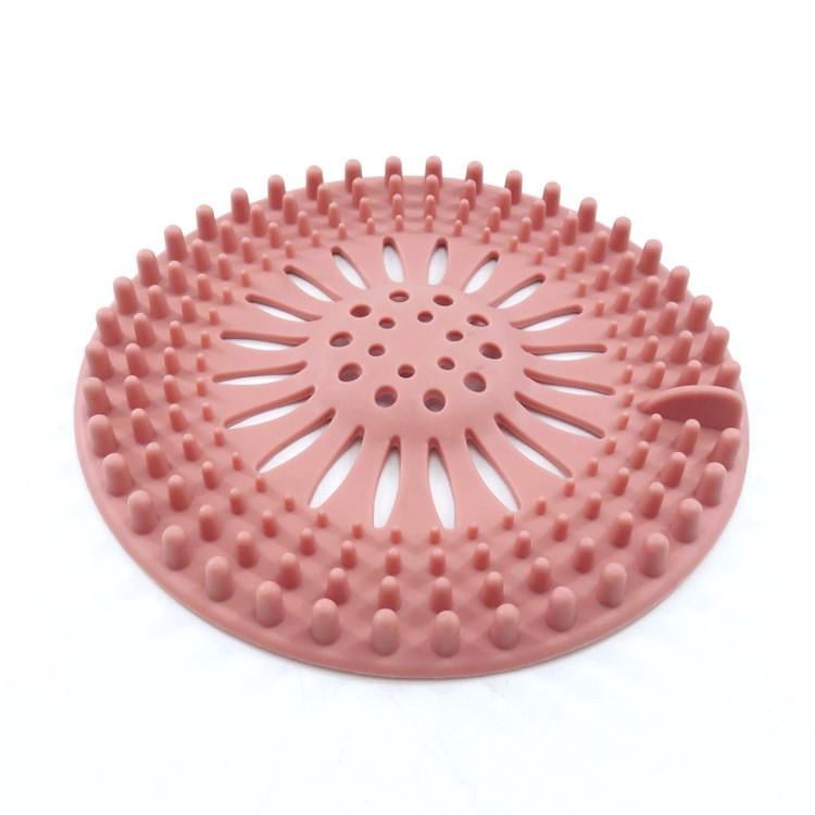 Сіточка від засорів для кухні та ванної гнучка Ø 13 см Pink (137882)