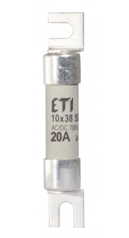 Запобіжник циліндричний плавкий ETI CH SU 20A gR-PV 10x38 мм 700 В 50кА (2625307)