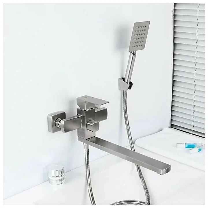 Змішувач для ванни Frap H802 F22802 з нержавіючої сталі - фото 3 Змішувач для ванни Frap H802 F22802 з нержавіючої сталі - фото 3