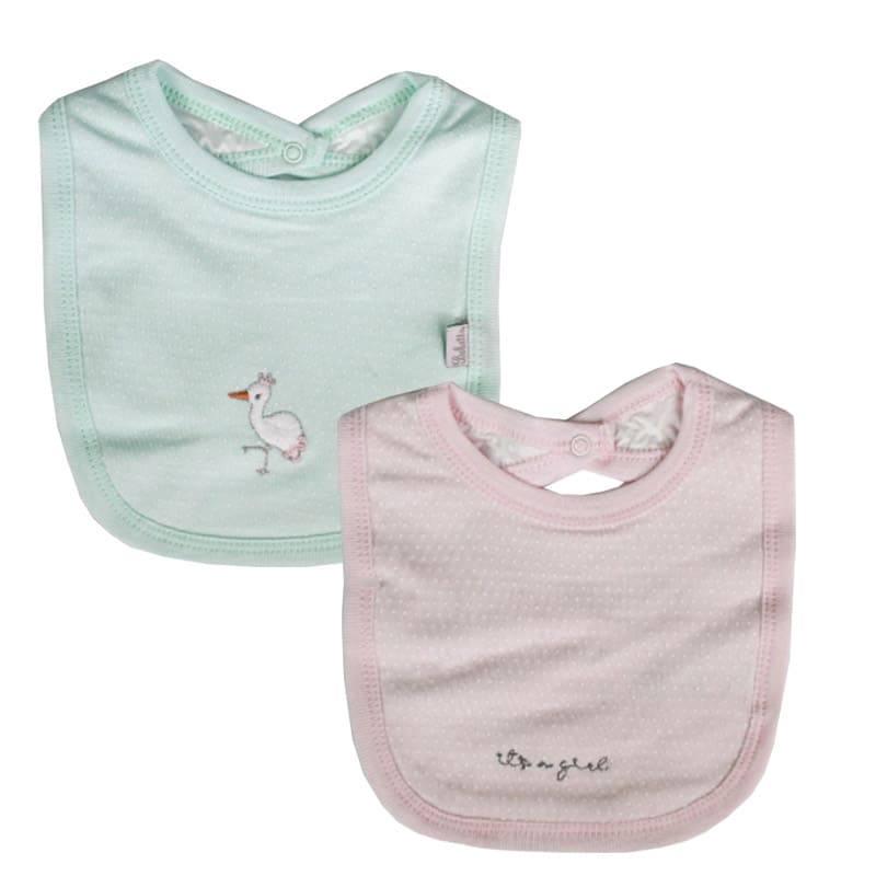 Слюнявчики Bebetto С713 непромокаемые набор 2 шт.