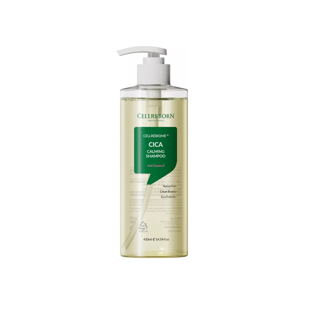 Шампунь проти лупи з центелою азіатською Cellreborn Cellrebiome Cica Calming Shampoo 430 мл