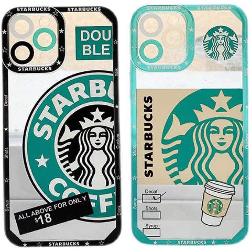 Чехол для iPhone 11 Pro Starbucks с защитой камеры Прозрачно-зеленый - фото 5