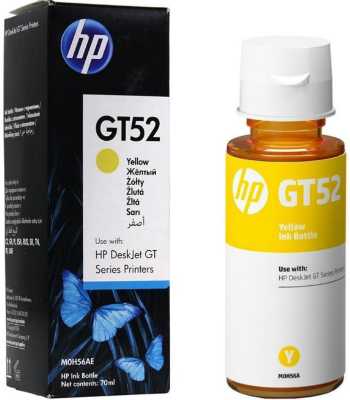 Краска для принтера HP GT52 5810/5820 70 г Yellow (M0H56AE) Краска для принтера HP GT52 5810/5820 70 г Yellow (M0H56AE)