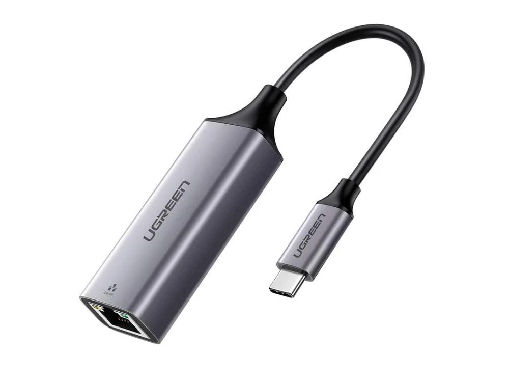 Адаптер переходник Ugreen USB Type-C в RJ45 Ethernet LAN сетевая карта 50737 для Macbook - фото 5