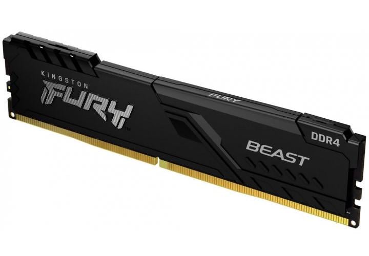 Оперативная память Kingston KF432C16BB/8 DDR4/8 Gb/3200 МГц/Fury Beast для компьютеров (561493) - фото 3 Оперативная память Kingston KF432C16BB/8 DDR4/8 Gb/3200 МГц/Fury Beast для компьютеров (561493) - фото 3