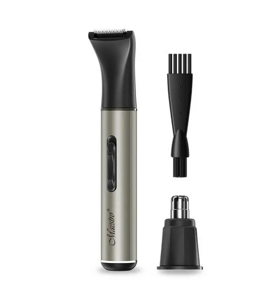 Триммер аккумуляторный набор Maestro 2в1 Серый (MR-666)